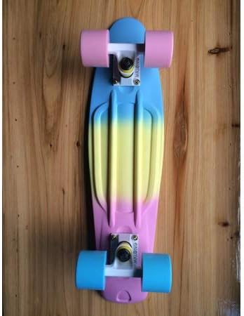 XSWY Fade Pastel Plastic Skateboard Penny Board Mini Cruiser Complete 22\