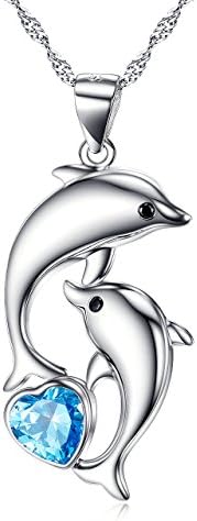 Dolphin Necklace 925 Sterling Silver 