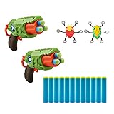 X-Shot Bug Attack Double Predator Foam Dart Blaster with Crawling Bugs (12 Darts) by ZURU