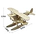 Funria 3D Wooden DIY Jigsaw Puzzle Handmade Assemble Animal Vehicle Model Toys Kits with Painting Tools for Kids and Adults