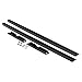 BlackPath - Fits 1979-2004 Ford Mustang Subframe Connector Kit Fox Body (Black) Steel