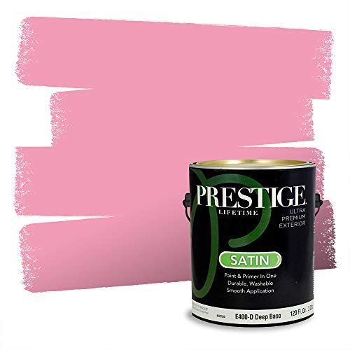 PRESTIGE Paints Exterior Paint and Primer In One, 1-Gallon, Satin, Comparable M…