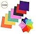 1inch Tissue Paper Squares, 30 Assorted Colors Rainbow Tissue Mosaic Squares for Arts Craft DIY Scrapbooking Scrunch Art Classroom Activities (3000Pcs)