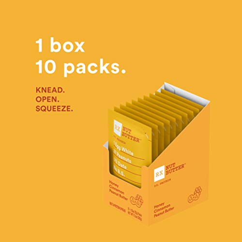 RX Nut Butter Peanut Butter, Honey Cinnamon, Delicious Flavor, 11.3oz Box (10 Count) - Image 4