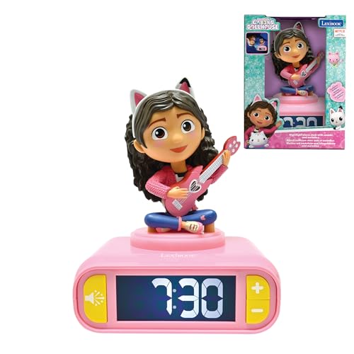 LEXIBOOK, Gabbys Dollhouse Nightlight Alarm Clock, RL800GDH