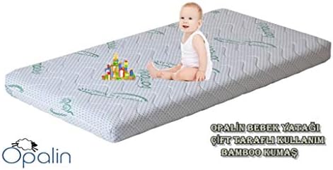 90x130 opalin bamboo bebek yatagi 90 130 bebek yatagi 10 cm amazon com tr