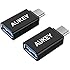 AUKEY USB-C to USB 3.0 Adapter (2-Pack) for MacBook Pro, Samsung Galaxy S8 S8+, Nexus 6P 5X, Google Pixel, LG G5, HTC 10 and More (Black)
