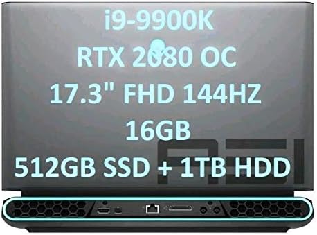 New AW AREA 51M i9-9900K~RTX 2080~17.3" FHD 144HZ~16GB~2X256GB SSD RAID0+1TB SSHD