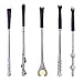Ibeauti 5pcs Magic Wand Makeup Brush Set Eye Eyeshadow Blending Brushes Cosmetic Makeup Tool Kit (Black)