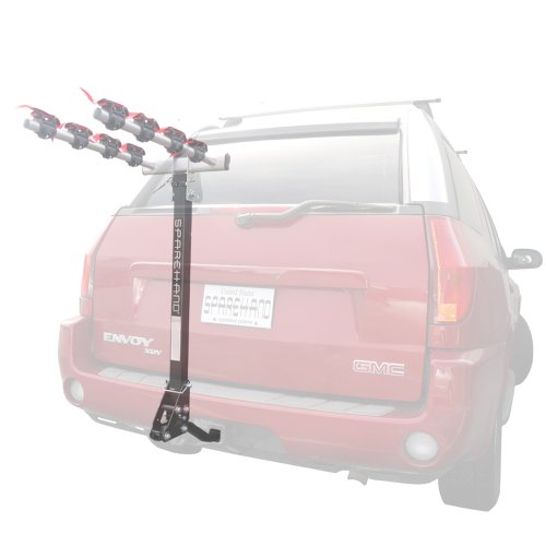 Sparehand 4-Bike Hitch Mount Vehicle Rack for All Frame Types, 132 lb. Max Weight Capacity