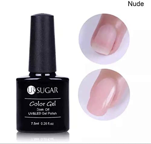 UR SUGAR 7.5ml Acrylic Poly Gel Quick Extension Gel Polish Clear Pink Nude Nail Tips UV Builder Gel Camouflage Nail Art Polygel (nude)