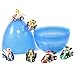 Coolinko 6 Mario Kart Pull Back Cars 2 Inch PVC Toys with 6