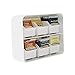 Mind Reader Tea Bag Organizer, Tea Station Organizer, Countertop Storage, Kitchen, Plastic, 10.25