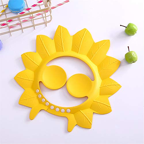 SUNTRADE 3PCS Baby's Shower Cap,Adjustable Bath Visor Cap for Shower, Bathtub, Sun Bathing, Hair Cutting, Pool, Beach