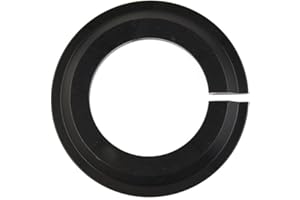 Tapered Steerer Tube Conversion Adapter 1-1/8in to 1-1/2in Crown Race Ring for Straight Fork, Aluminum Alloy Headset Spacer F