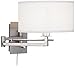 Possini Euro Aluno Plug-in Style Swing Arm Wall Lamp