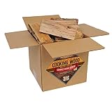Smoak Firewood Cooking Wood Logs - USDA Certified Kiln Dried (White Oak, 25-30 lbs)