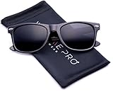 Black Classic Horn Rimmed 80's Retro Sunglasses