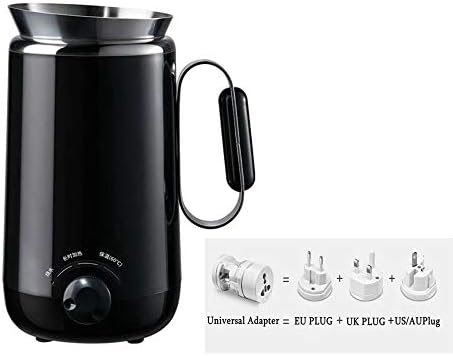 Travel Electric Kettle Multifunction Mini Student Must-have Pot Rapid Noodles Cooker Stainless Steel BPA-Free Tea Kettle 0.5L Global Universal (Black)