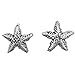 Corinna-Maria 925 Sterling Silver Starfish Earrings Studs Tiny Mini Stainless Steel Posts and Backs