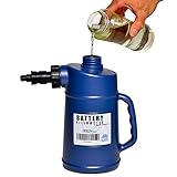 Heavy Duty Battery Filler With Auto Shut And Drip-Free Valve | 2-Quart Capacity Fast And Extra Safe. Battery Filler Bottle For Golf Cart And Automotive Tools. Avoid The Mess When Serving Your Units