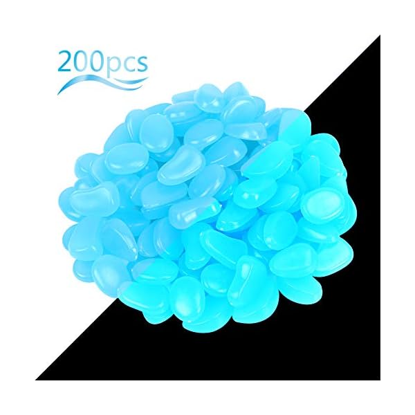 ZoomSky-Pietra-Luminosa-200-PCS-Ciottoli-Luminosi-Resina-Glowing-Stone-Illumina-Il-Tuo-Giardino-Acquario-Affascinante-Luce-Blu-Decora-latmosfera-da-Sogno-per-Te ZoomSky Pietra Luminosa 200 PCS Ciottoli Luminosi Resina Glowing Stone Illumina Il Tuo Giardino Acquario Affascinante…