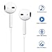 Wealouis 4 Pack Earphones Premium Quality Headphones Earbuds with Mic & Remote Control Fully Compatible with iPhone SE, 6, 6s, 6 Plus, 6s plus, iPhone 5s 5c 5, iPad /iPod (WHITE)