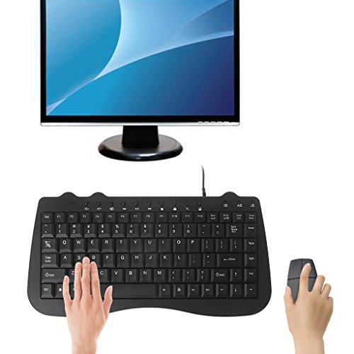 GMSP Multimedia Office Waterproof Wired Laptop Keyboard for Windows XP/Vista/7/8/10