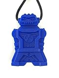chubuddy Chewable Robot Pendant chewie robotz, non-toxic material-blue
