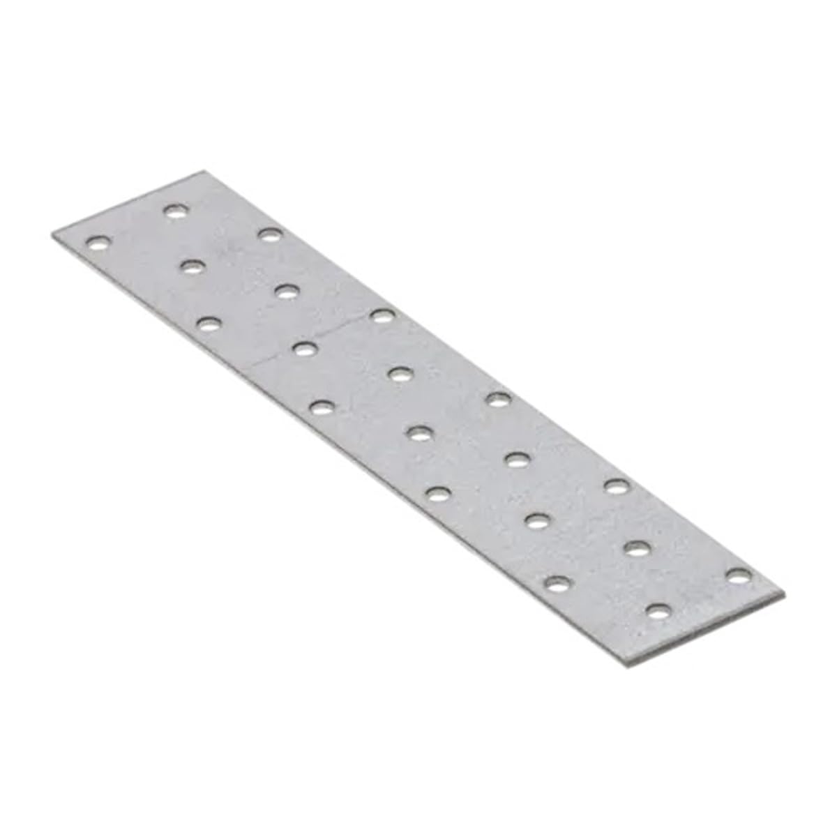 40mm x 200mm Galvanised Perforated Flat Plate Connector Joining Plates Metal Brace Brackets for Wood 2mm Thick Steel PP28 (Pack of 1) L03-06ABC
