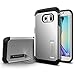 Spigen Tough Armor Designed for Samsung Galaxy S6 Edge Case (2015) - Satin Silver