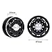 2pcs Trailer Front Hub Aluminum Alloy Rim 10 Spokes for 1/14 Tractor Truck RC Climber Trailerthumb 3