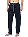 DAVID ARCHY Men's Cotton Lightweight Pajama Bottoms, Comfy Lounge Pants With Pockets, Sleepwear PJ, 2 Pack