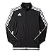adidas Men's Soccer Tiro 15 Training Jacket, Black/White/Black, Small
