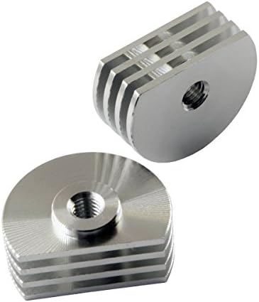 RepRap Champion 2 PCS RepRap 3D Printer Hotend Heatsink Cooling Fins for DIY Extruder 1.75mm M6 Thread