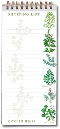 SHOPPING LIST / MEMO PAD / TO-DO- LIST Magnetic Fridge Pad - KITCHEN HERBS Design