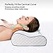Wonwo Memory Foam Pillow, Orthopedic Sleeping Pillow Contour Cervical Bed Pillow for Neck Pain, Back Stomach Side Sleepers with Washable Pillowcase