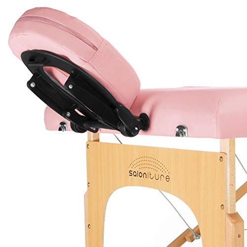 Saloniture Professional Portable Folding Massage Table with Carrying