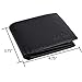 HOPSOOKEN RFID Leather Bifold Wallets Women Men Flipout Slim ID Wallet Trifold (Black (MID))