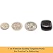 Weights for Pinewood Car Derby - Tungsten 4 oz Power Bundle - 3 oz Premium Tungsten Incremental Cylinder Weights + 1 oz Putty Weight - Designed for Pine Race Car Builders - Ultra High Density