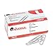 Universal Paper Clips, Smooth, Size No. 1, Silver, 100/BX, 10 Boxes/Pack (UNV72210)