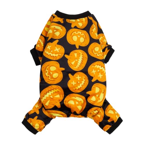 Fitwarm Halloween Pumpkin Dog Pajamas