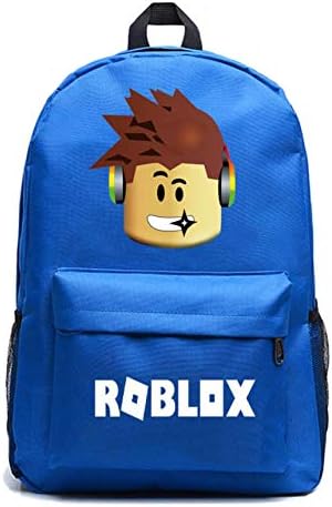 Topromise Roblox Canvas backpack College school bookbag laptop bag Travel hiking backpack 01