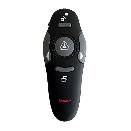 Longjoy RF 2.4GHz Wireless Presenter Remote Presentation USB Control PowerPoint PPT Clicker