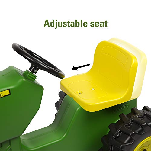 3 Deere+Plastic+Pedal+Tractor+Green