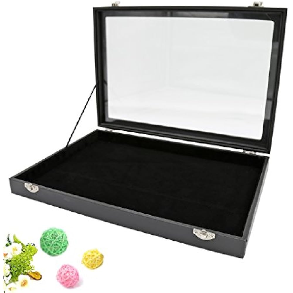 Multifunctional Velvet Jewelry Showcase Display Case Storage Necklace