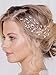 Denifery 3pcs Bridal Hair Pins Pearl Hair Pins Wedding Hair Pins Decretive Pins Wedding Hair Pins Flower Hair Pins Hair Accessories (Rose Gold)
