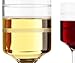 Superior Wine Measuring Glasses Set of 2 Wine-Trax Clear Glass Frosted Lines 4,6,8 Ounces Elegant Subtle Design For Various Beverages and Drinks Ideal for Portion Consumption Control & Diet (2)
