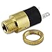 Aike 3.5mm Female Gold Plated Stereo Panel Mount Jack Connector 10Pack
