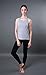 Queenie Ke Women's Yoga Shirts Sports Tops Super Soft Open Back Tank Size M Color Light Grey